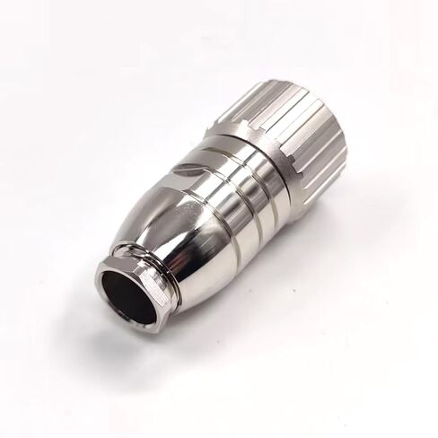 M23 12Pin Female Connector Plug, Straight Solder Type for Cable Connection, Shielded for Automotive Industrial Use, Electrical Engineers in Saudi Arabia