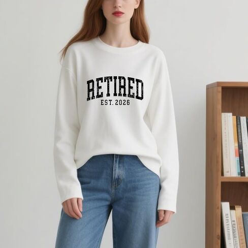 Retired Sweatshirt Retired 2026 Sweatshirt Unisex in Saudi Arabia