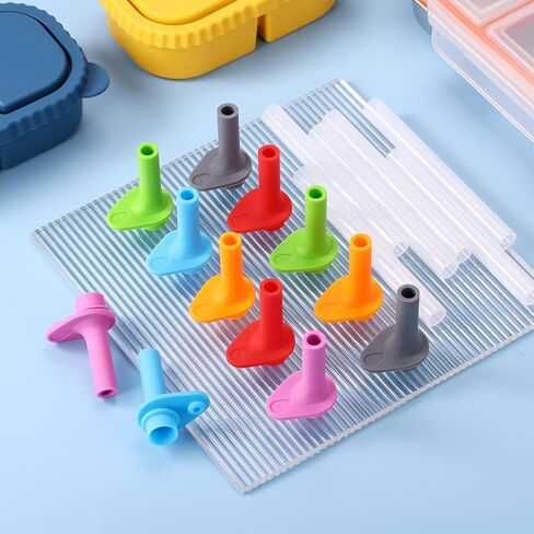 12pcs Replacement Bite Valve for Zak Designs Kelso 15oz, Silicone Mouthpiece Replacement Lid Parts with Straws BPA-Free Mouth Piece Reusable Straw Cup Accessories in Saudi Arabia