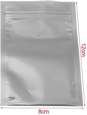 Antistatic Bags for Electronic Components 100 Pack 8x12 cm Resealable Zip Lock ESD Shielding Storage Bags in Saudi Arabia