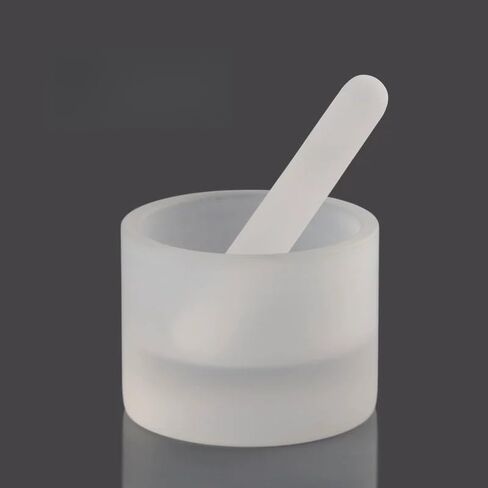 High-Purity Fused Silica Mortar & Pestle Set (100mm) for Laboratory use in Saudi Arabia