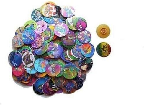 BooTool(TM) POG Milk Cap and Slammers Game POGS Milkcap Assortment - 102 Pc in Saudi Arabia