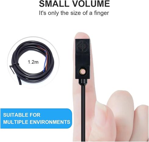 TL-W3 Series Metal Detection Small Square Switch Non-Flush 3mm 4mm DC 3-Wire Inductive Proximity Sensor(Bx6-h4,PNP NC) in Saudi Arabia