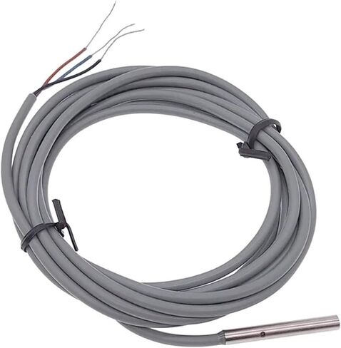 مفتاح مستشعر حثي صغير من الفولاذ المقاوم للصدأ IP65 مفتاح القرب المقاوم للماء مع كابل 2 متر ثلاثة أسلاك NPN PNP(O6.5، PNP NO) in Kuwait