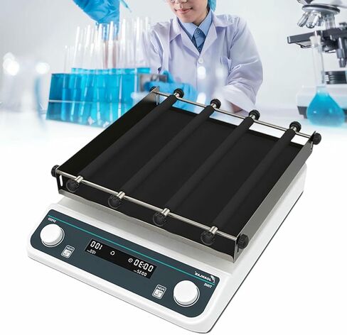 خلاط شاكر مداري للمختبر، شاكر على شكل حاضنة مع أوضاع توقيت وسرعة قابلة للتعديل - شاكر دوار رقمي للاهتزاز الدائري الأفقي المداري in Kuwait