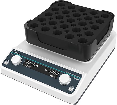 Vortex Mixer Lab Shaker 3000 RPM with Timer - 4mm Swing & EVA Modules for Centrifuge Tubes, Nail Polish, Tattoo Ink, Paint Mixing (50 Tubes Capacity) in Saudi Arabia