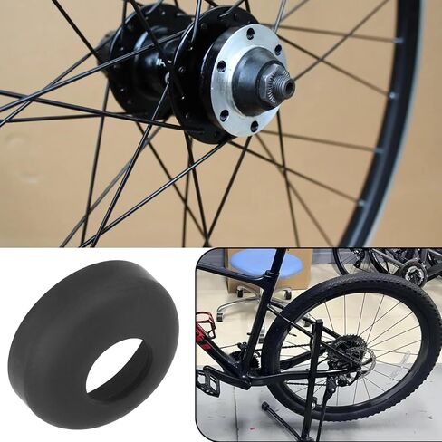 Create idea 2pcs 3/8" Bicycle Steel Rear Hub Cups Front and Rear Wheel Bearings Hub Cups for 3/8" Mountain Bike Axle Bicycle Rear Axle Black in Saudi Arabia