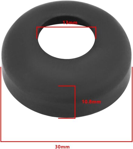 Create idea 2pcs 3/8" Bicycle Steel Rear Hub Cups Front and Rear Wheel Bearings Hub Cups for 3/8" Mountain Bike Axle Bicycle Rear Axle Black in Saudi Arabia