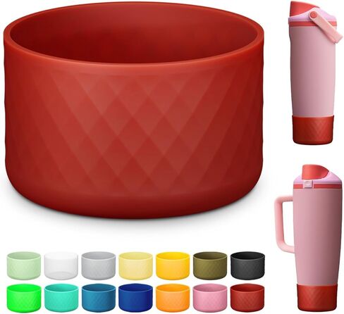 حذاء من السيليكون لزجاجات وأكواب FreeSip Sway بوزن 30 أونصة و40 أونصة، مضاد للانزلاق، مقاوم للخدش، معزز للثبات، ملحقات أكمام واقية in Kuwait