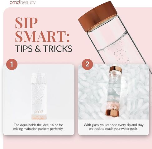 PMD Beauty Aqua Water Bottle,16.2 fl oz in Kuwait