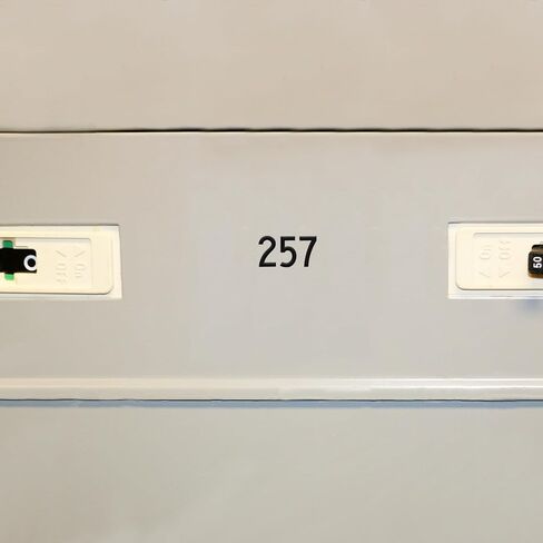 SmartSign Number Stickers 0-9 Die-Cut Vinyl Number Labels | 100 Pieces Kit, 3" Character Height, Black, Made in USA in Saudi Arabia