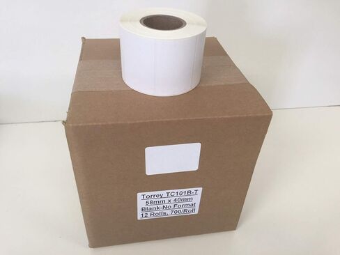 Torrey W-Label Blank Labels, 58mm x 40mm, 700/Roll, 12 Rolls/Case, Tor Rey in Saudi Arabia