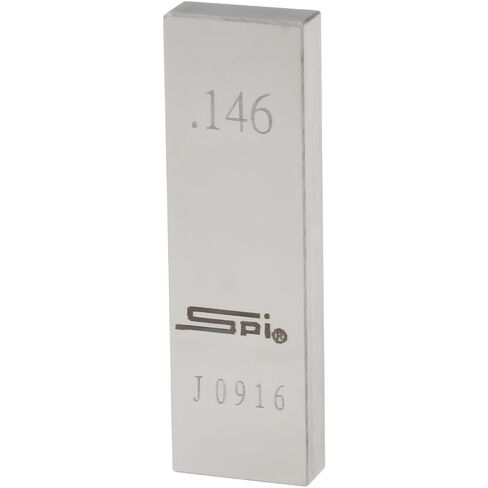 كتلة قياس فولاذية مستطيلة SPI، 0.146 بوصة، درجة AS-1، معتمدة من NIST in Saudi Arabia
