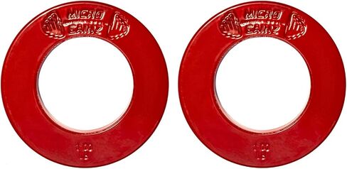 Micro Gainz Calibrated Fractional Weight Plate Set of 2 Plates, Choose Set (.25LB-1.25LB), Designed for Olympic Barbells for Strength Training & Micro Loading Bar Weights, Made in USA in Kuwait