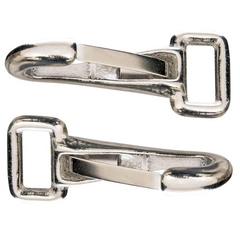 Jeffers Spring Snap ذو عين مربعة، 1 بوصة × 3-1/4 بوصة - أجهزة حديدية متينة مطلية بالنيكل للحبال، الرصاص، سلاسل الكلاب، الأربطة، المسامير، الفروسية، التخييم، الأشرطة، معدات الهواء الطلق - عبوة واحدة in Kuwait