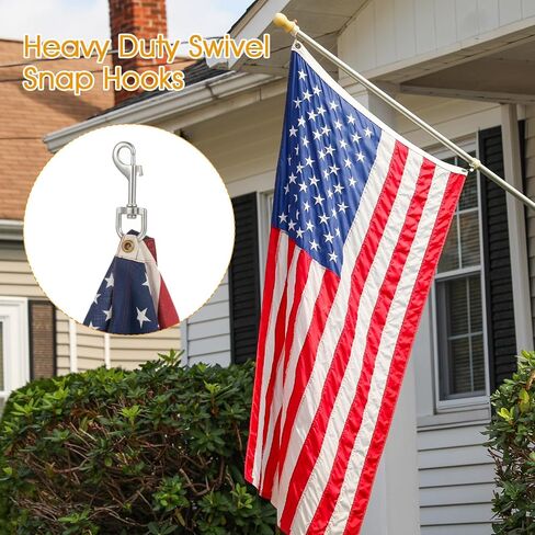 36 قطعة خطافات دوارة، مشبك علم شديد التحمل مقاس 2.76 بوصة، خطافات مشبك ذات طرف واحد، مقود الكلب مشبك متعدد الأغراض لكاميرا سلسلة مفاتيح طوق الحيوانات الأليفة (فضي) in Kuwait