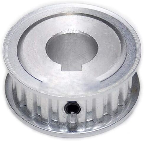 XL-18T Timing Belt Pulley With Keyway 16mm Bore 1/5" Pitch for 10mm Width Belt Aluminium Alloy Synchronous Wheel (bore/keyway: 16/5x2.3mm) in Kuwait