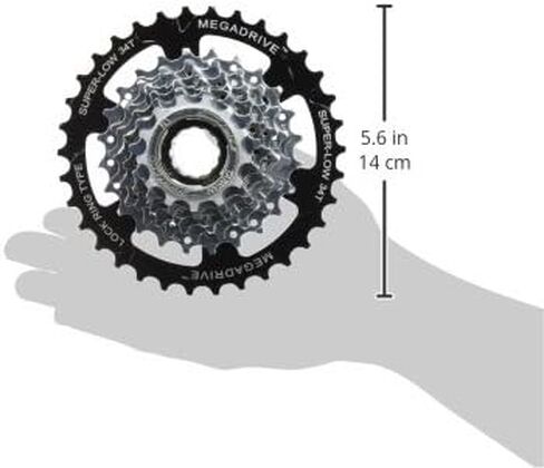 Sunrace MF-M4S Freewheel Fw Multi Sunrace Mfm4s 13-34 7s Index Ucp in Saudi Arabia
