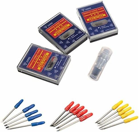 CB09 Graphtec Blade Holder with 15pcs 30 45 60 Degree Cutting Blades in Saudi Arabia