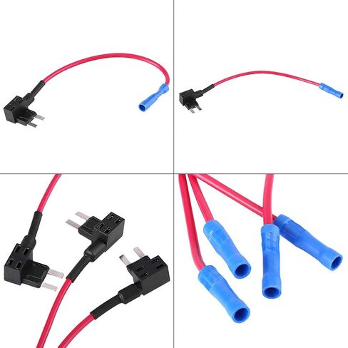 Car Auto Circuit Tap Adapters Blade Holder Easy Safe Use Power Connection Mini Micro Mini Set (S 40cm / 15.7in) in Saudi Arabia
