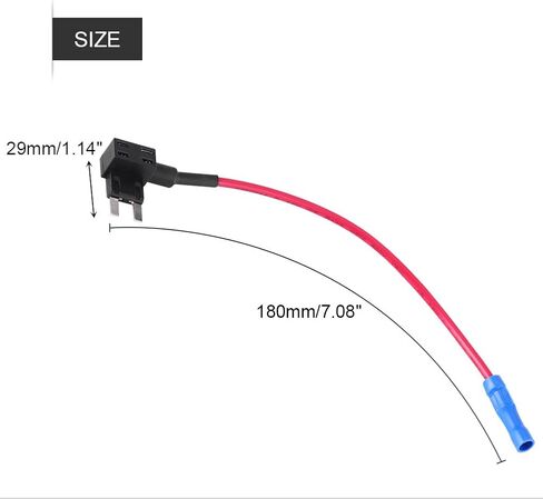 Car Auto Circuit Tap Adapters Blade Holder Easy Safe Use Power Connection Mini Micro Mini Set (S 40cm / 15.7in) in Saudi Arabia