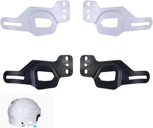 2 Pair Hockey Helmet Ear Loops Protective Ear Guard Replacement Part Installation Sports Accessories Helmet Ear Covers Strap for Hockey Training and Match Use in Saudi Arabia