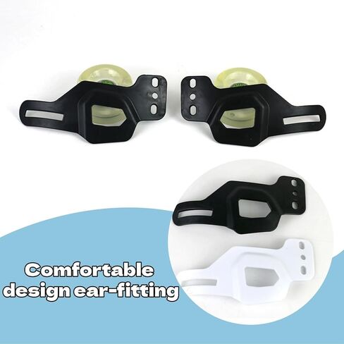 2 Pair Hockey Helmet Ear Loops Protective Ear Guard Replacement Part Installation Sports Accessories Helmet Ear Covers Strap for Hockey Training and Match Use in Saudi Arabia