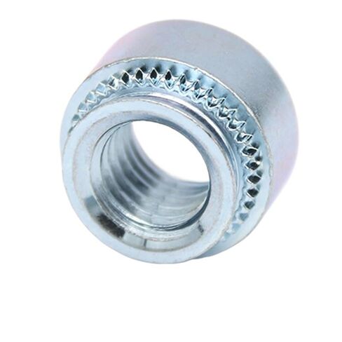304 Stainless Steel/Galvanized Carbon Steel Riveted Nut Flower Tooth Clamp Nut Panel Beating Punch CLS SP-M3M2.5M4M5M6M8M10M12(Galvanize,M5 x h1.0 (50Pcs)) in Saudi Arabia