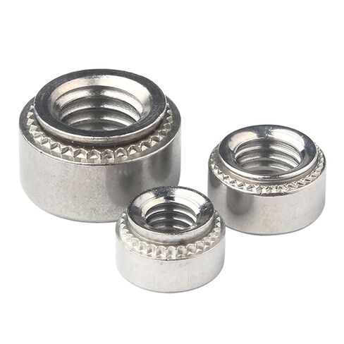 304 Stainless Steel/Galvanized Carbon Steel Riveted Nut Flower Tooth Clamp Nut Panel Beating Punch CLS SP-M3M2.5M4M5M6M8M10M12(Galvanize,M5 x h1.0 (50Pcs)) in Saudi Arabia