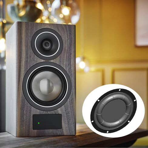 8 Inch Passive Radiator, Round Bass Loudspeaker Diaphragm for Audiophiles, Diaphragm Plate Rubber Plate for Subwoofer Repair Car Woofer Membrane Replacement in Saudi Arabia