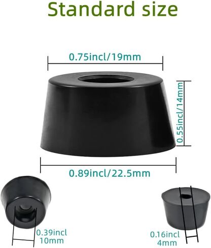 4Pcs Round Rubber Feet, Subwoofer Isolation Feet for Electronics Audio Turntable Speaker CD Guitar AV Receivers in Kuwait