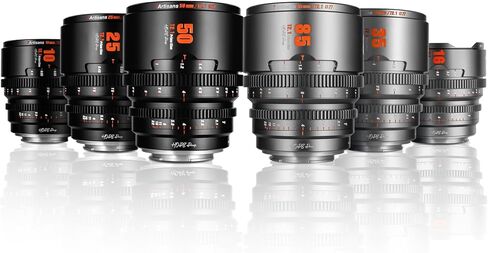 7Ar tisans 10mm T2.1 Cine Lens,Large Aperture Cinematic Film Lens for Sony E Mount Mirrorless Cameras A6500 A6600 FX3 A7S3 A7M3 A7R3 A7M4 FS/A/NEX/A6/A7 Series in Kuwait