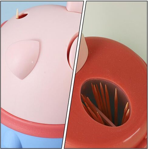 BESTYASH Press-Type Toothpick Box Automatic Dispenser Household Toothpick Holder 3.85X3.54X3.14In Kitchen Dining Table Wedding Party Use in Saudi Arabia