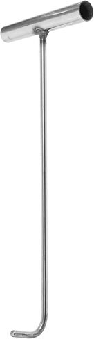 GANAZONO Stainless Steel Heavy Duty Manhole Cover Lifting Hook Round Pump Hook End Multipurpose Lifting Pulling Tool for Tanks Storm Drains Sewer Lids in Saudi Arabia