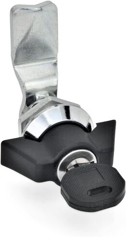 قفل Ganter Normelemente GN 115-SCT-4 مع مفتاح أسطواني، تشغيل بمقبض على شكل حرف T، حامل مقاس A: 4 مم in Kuwait