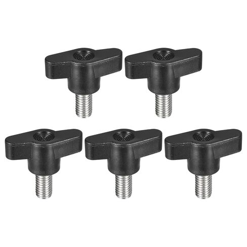 5Pcs Clamping Screw Knob, M8 x 15mm Metric 304 Stainless Steel T Shaped Thumb Screws Handle for Quick Remove Hand Tightening Knob Replacement in Saudi Arabia