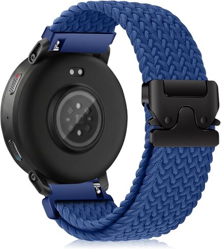 22mm Nylon Braided band Compatible With Amazfit Bip 6/5/5 Unity, GTR 4/3 Pro/3/2 eSIM/2e, Balance 2/1, Stretchy Braided Strap Nylon Sport Strap for Amazfit Cheetah/Cheetah Pro in Kuwait