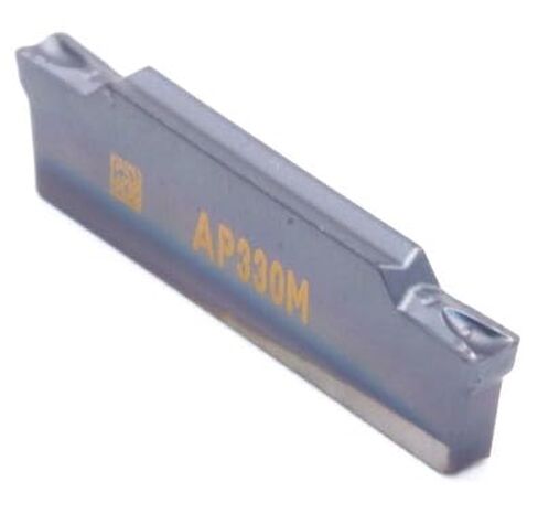 ATD203-TS AP330M Groove Turning Inserts 2mm Wide 0.778" OAL 0.012 rad for All Types of Stainless Steel with a General Purpose chipbreaker, Size 2 in Saudi Arabia
