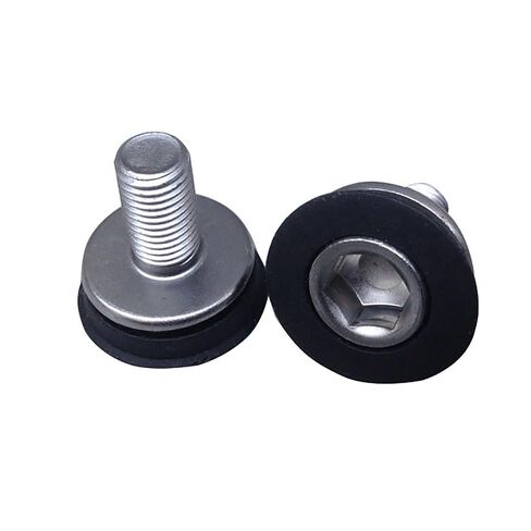5PCS M8x15mm Bicycle Hex Crank Fixing Bolt with Cap for Mountain/Road Bike Square Hole Crank Base in Saudi Arabia