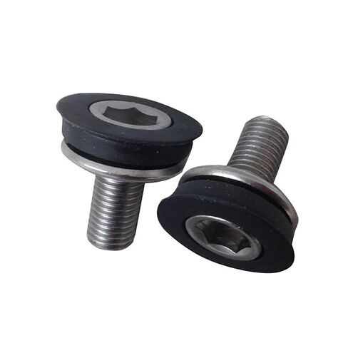 5PCS M8x15mm Bicycle Hex Crank Fixing Bolt with Cap for Mountain/Road Bike Square Hole Crank Base in Saudi Arabia
