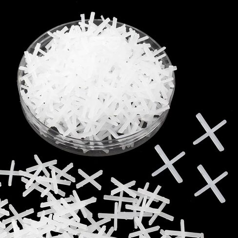 500 Pcs 1/16" Wide Tile Spacers Wall Floor Cross Spacers Tiles Leveler Spacers for Ceramic Tile, Stone Installation in Saudi Arabia