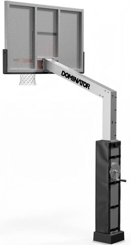 طوق كرة سلة Dominator Premium Inground قابل للتعديل - لوح خلفي من الألومنيوم مقاوم للكسر مقاس 72 بوصة مع تعليق 4 بوصات - هدف كرة سلة قابل للتعديل - يمكن ضبطه من 7 أقدام إلى 10 بوصات، مصنوع من الألومنيوم عالي التحمل المقاوم للصدأ in Kuwait