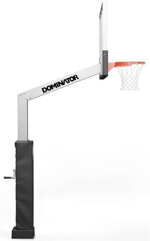 طوق كرة سلة Dominator Premium Inground قابل للتعديل - لوح خلفي من الألومنيوم مقاوم للكسر مقاس 72 بوصة مع تعليق 4 بوصات - هدف كرة سلة قابل للتعديل - يمكن ضبطه من 7 أقدام إلى 10 بوصات، مصنوع من الألومنيوم عالي التحمل المقاوم للصدأ in Kuwait