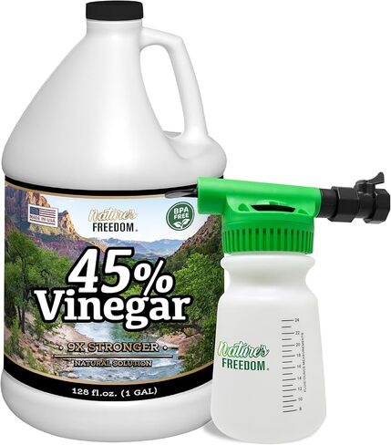 Nature's Freedom 45% خل مركز، 1 جالون مع بخاخ مضخة للحديقة in Kuwait