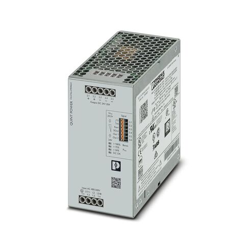 PHOENIX CONTACT QUINT4-PS/3AC/24DC/20#2904622، الإدخال: 3-PHASE/400-500 VAC/50-60HZ، إشارة LED، التخزين المؤقت الرئيسي >25 مللي ثانية، واجهة NFC، الإخراج: 24 VDC/20 AMP، مصدر طاقة، مفتاح أساسي، SCRE in Saudi Arabia