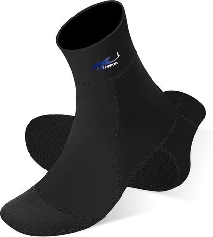 جوارب Seaskin Kids من النيوبرين للأولاد والبنات، جوارب 3 مم لكرة الطائرة الشاطئية وكرة القدم الرملية للسباحة والغوص والرياضات المائية in Kuwait