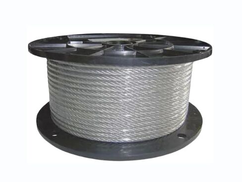 3/16"" - 1/4"" Vinyl Coated T316 Stainless Steel Wire Rope Cable, 7x19: 25, 50, 100, 150, 200, 250, 300 and 500 ft (1, 200 ft Spool) in Saudi Arabia