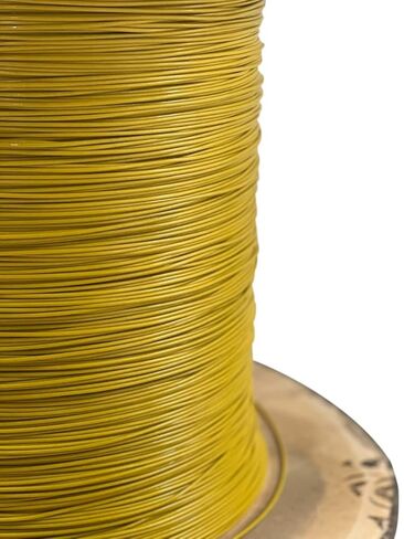 Laureola 1/16 "إلى 3/32" (PVC) كابل مجلفن باللون الأصفر مطلي بالفينيل 7 × 7 حبل سلك كابل للطائرات in Kuwait