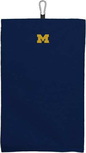 NORTHWEST Michigan Wolverines NCAA Team Logo Micro Fiber Tri-Fold Golf Towel 16 x 24 Inches in Saudi Arabia