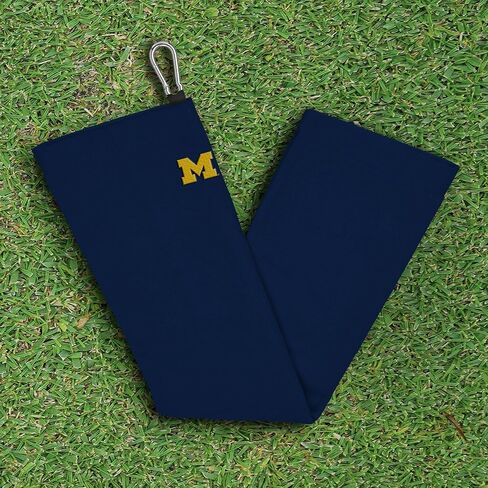 NORTHWEST Michigan Wolverines NCAA Team Logo Micro Fiber Tri-Fold Golf Towel 16 x 24 Inches in Saudi Arabia